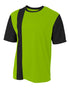 A4 Youth Legend Soccer Jersey (NB3016), Color 'Lime/Black'